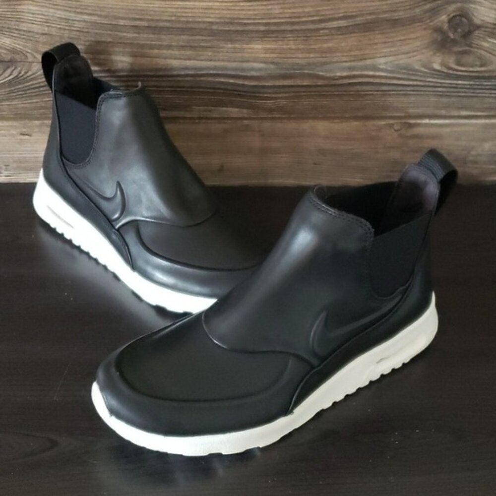 New Nike Air Max Thea Mid Ankle Black‎ Sneakers